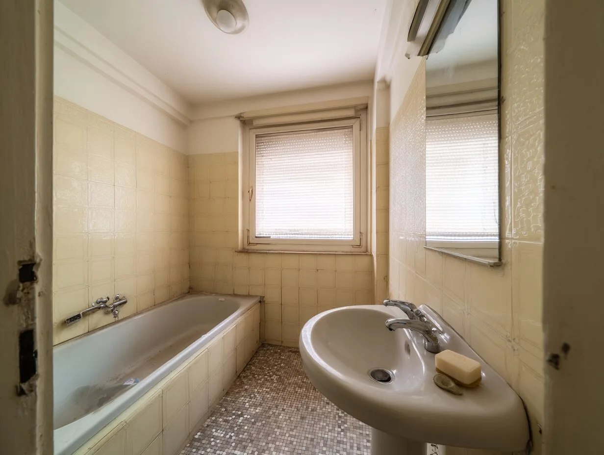 Antes: Reforma de baño en Mataró