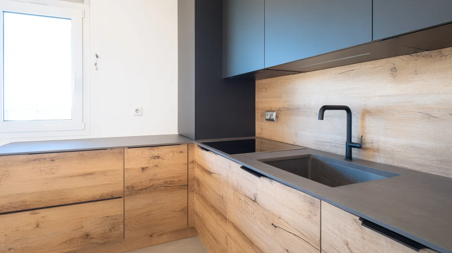 Reforma de cocina abierta al salón en Mataró