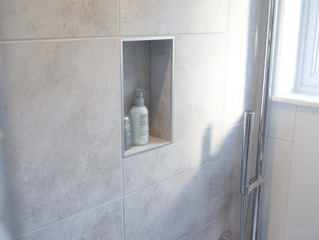 Reforma de baño en Mataró con plato de ducha